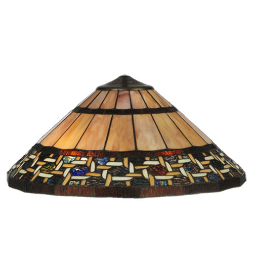 Meyda Tiffany Lighting 137801 Ilona Shade Lamp Shade Multicolored