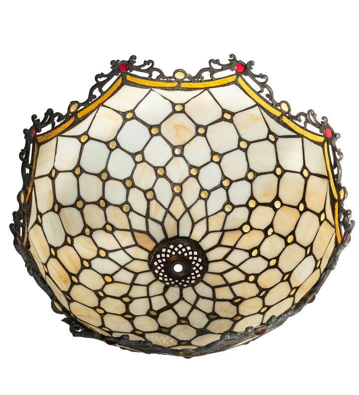 Meyda Tiffany Lighting 138147 Diamond & Jewel Shade Lamp Shade Multicolored
