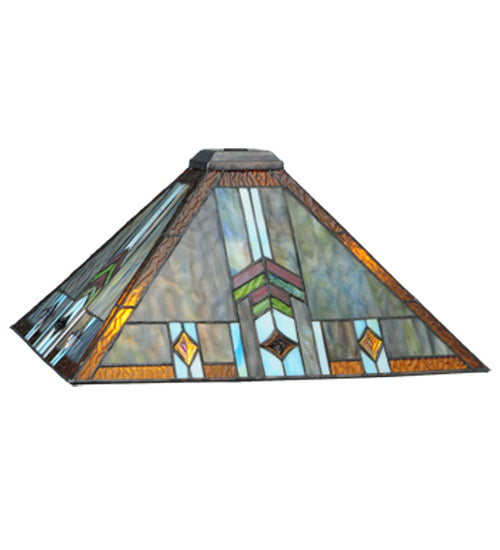Meyda Tiffany Lighting 141905 Prairie Wheat Shade Lamp Shade Multicolored