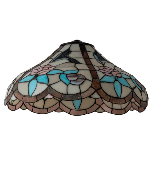 Meyda Tiffany Lighting 15566 Hummingbird Shade Lamp Shade Multicolored