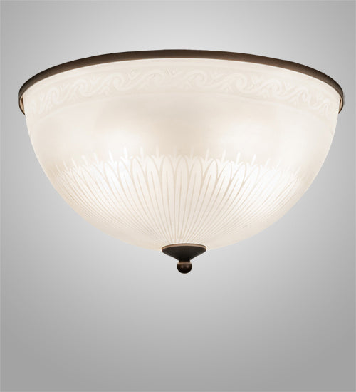 Meyda Tiffany Ovum Aquinum 170708 Ceiling Light - Mahogany Bronze