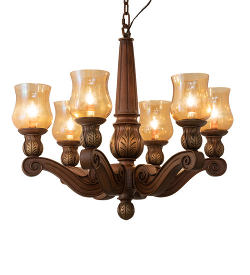Meyda Tiffany Kendall 18983 Chandelier Light - Antique