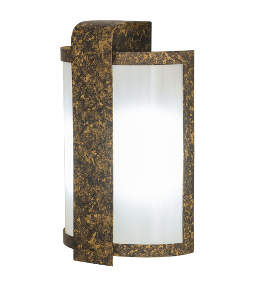 Meyda Tiffany Eli 120980 Wall Light - Old Gold/White Acrylic