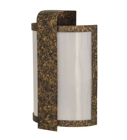 Meyda Tiffany Eli 120980 Wall Light - Old Gold/White Acrylic