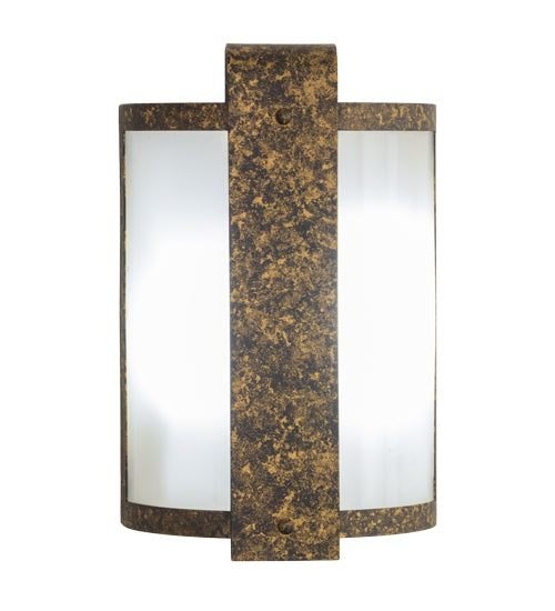 Meyda Tiffany Eli 120980 Wall Light - Old Gold/White Acrylic