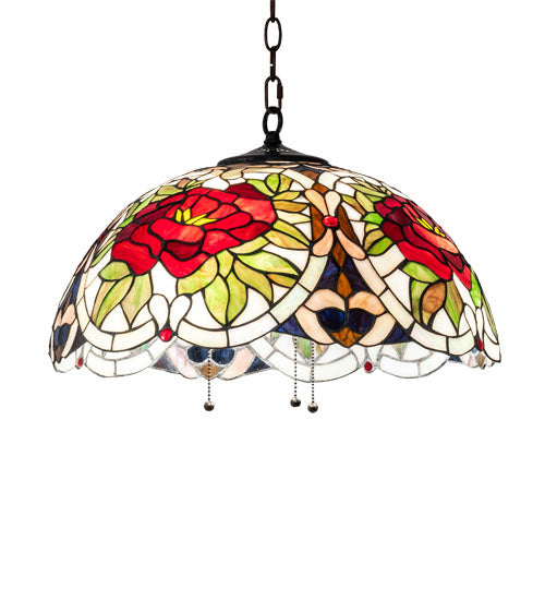 Meyda Tiffany Renaissance Rose 232774 Chandelier Light - Mahogany Bronze