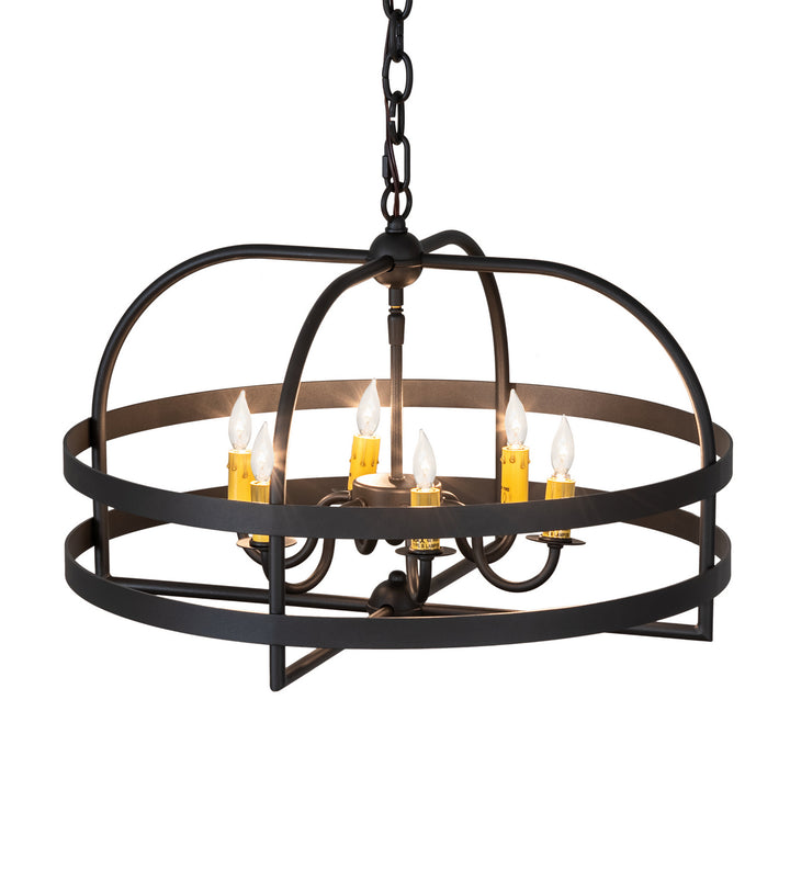Meyda Tiffany Aldari 233402 Chandelier Light - Wrought Iron