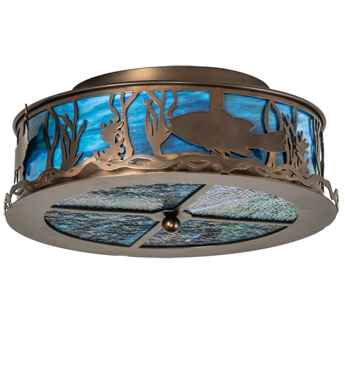 Meyda Tiffany Bass And Pike 233509 Ceiling Light - Antique Copper