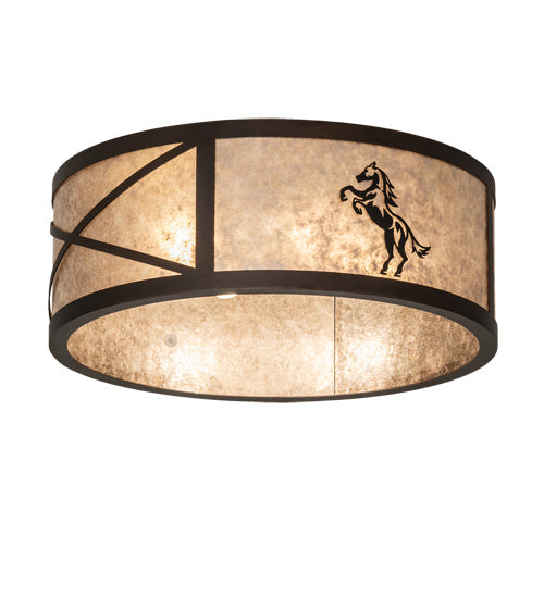 Meyda Tiffany Black Stallion 233537 Ceiling Light - Mahogany Bronze