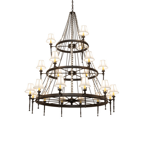 Meyda Tiffany Amaury 233662 Chandelier Light - Oil Rubbed Bronze