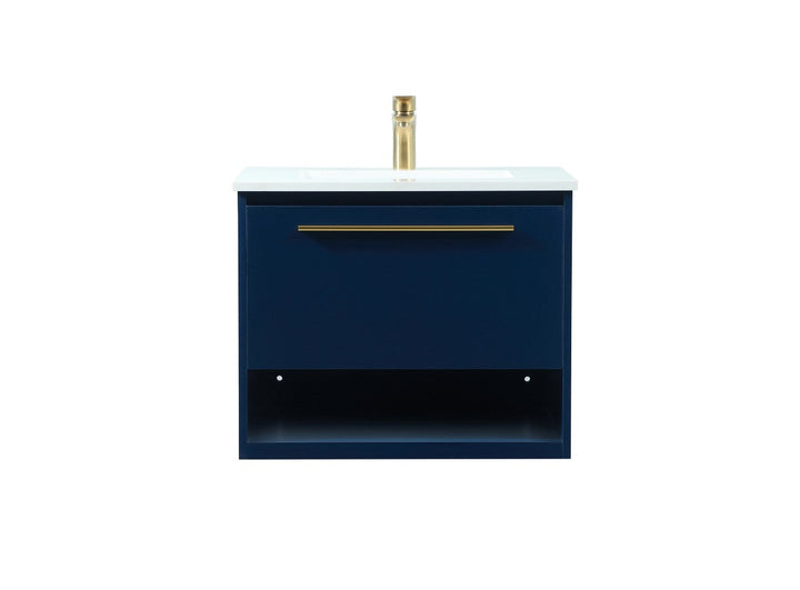 Elegant Lighting VF43524MBL Modern Roman Plumbing Blue