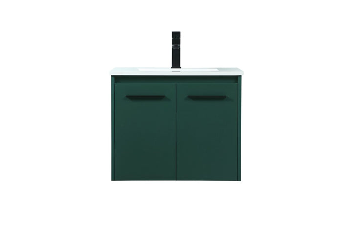 Elegant Lighting VF44524MGN Modern Penn Plumbing Green