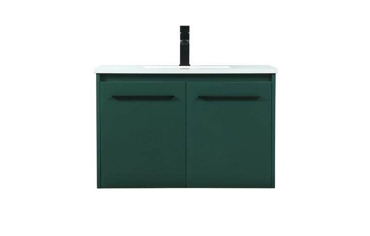 Elegant Lighting VF44530MGN Modern Penn Plumbing Green