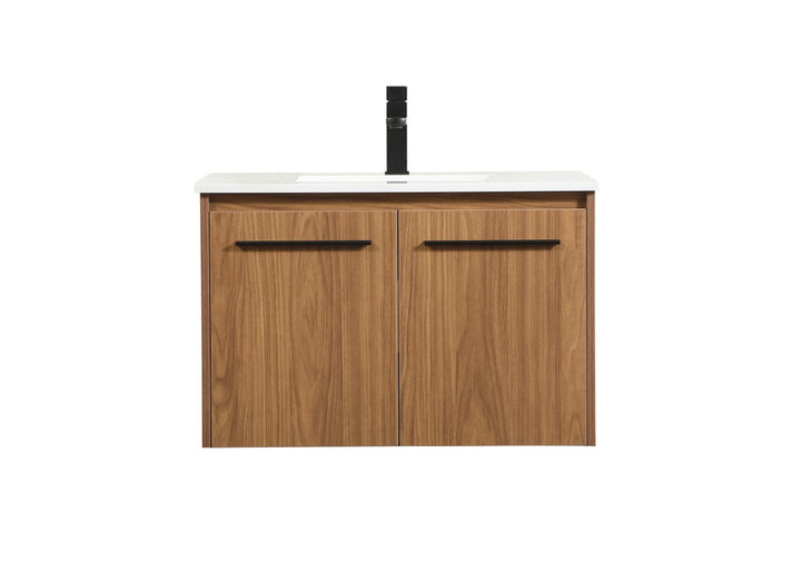 Elegant Lighting VF44530WB Modern Penn Plumbing Walnut Brown