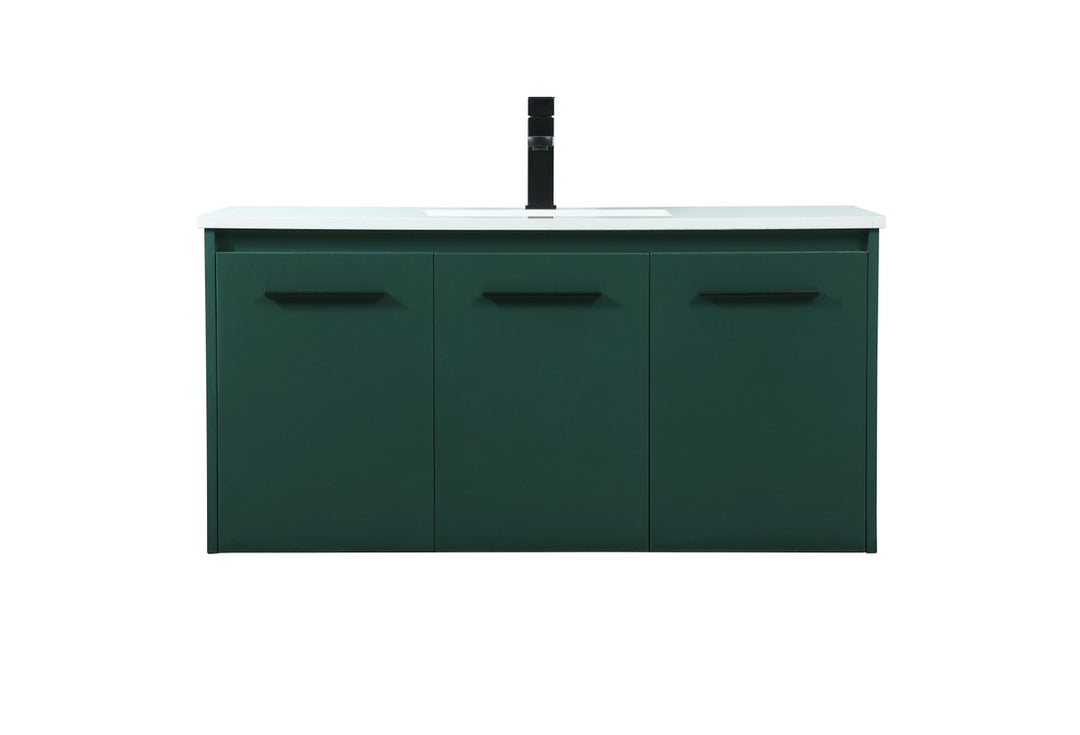 Elegant Lighting VF44540MGN Modern Penn Plumbing Green