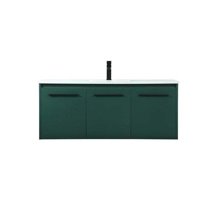 Elegant Lighting VF44548MGN Modern Penn Plumbing Green