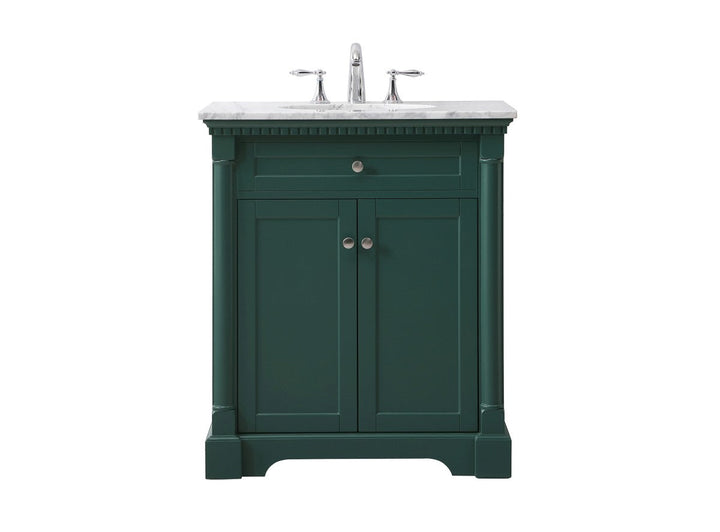 Elegant Lighting VF53030GN  Clarence Plumbing Green