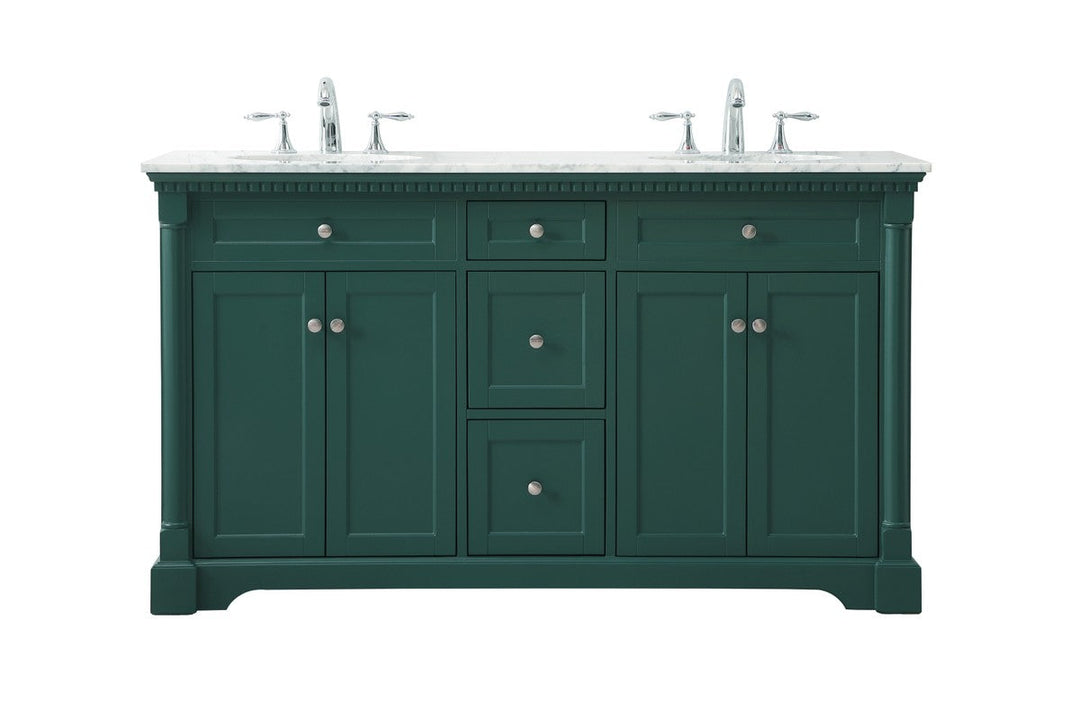 Elegant Lighting VF53060DGN  Clarence Plumbing Green