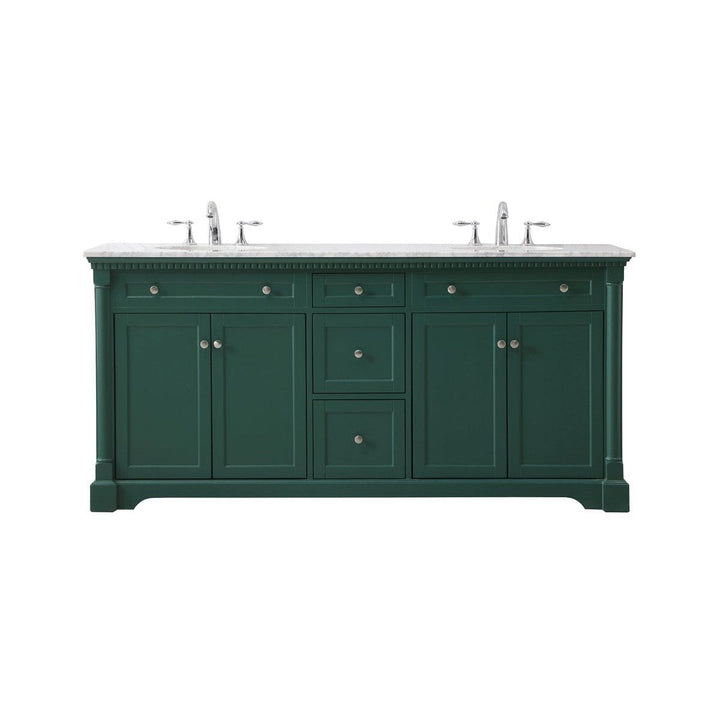 Elegant Lighting VF53072DGN  Clarence Plumbing Green