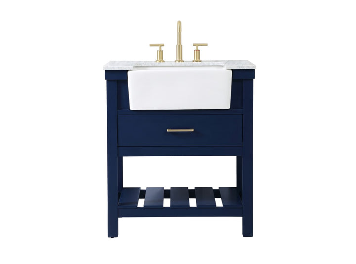 Elegant Lighting VF60130BL  Clement Plumbing Blue