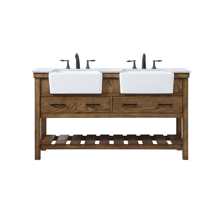 Elegant Lighting VF60160DDW  Clement Plumbing Driftwood