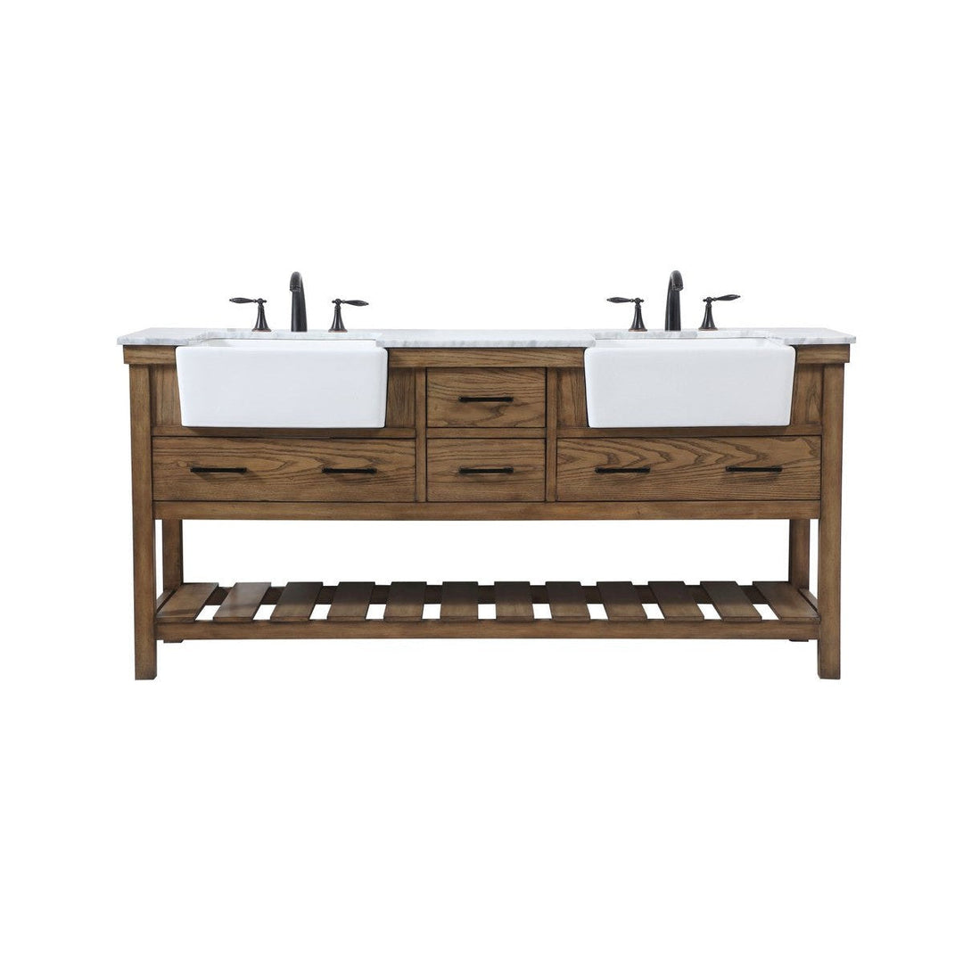 Elegant Lighting VF60172DDW  Clement Plumbing Driftwood