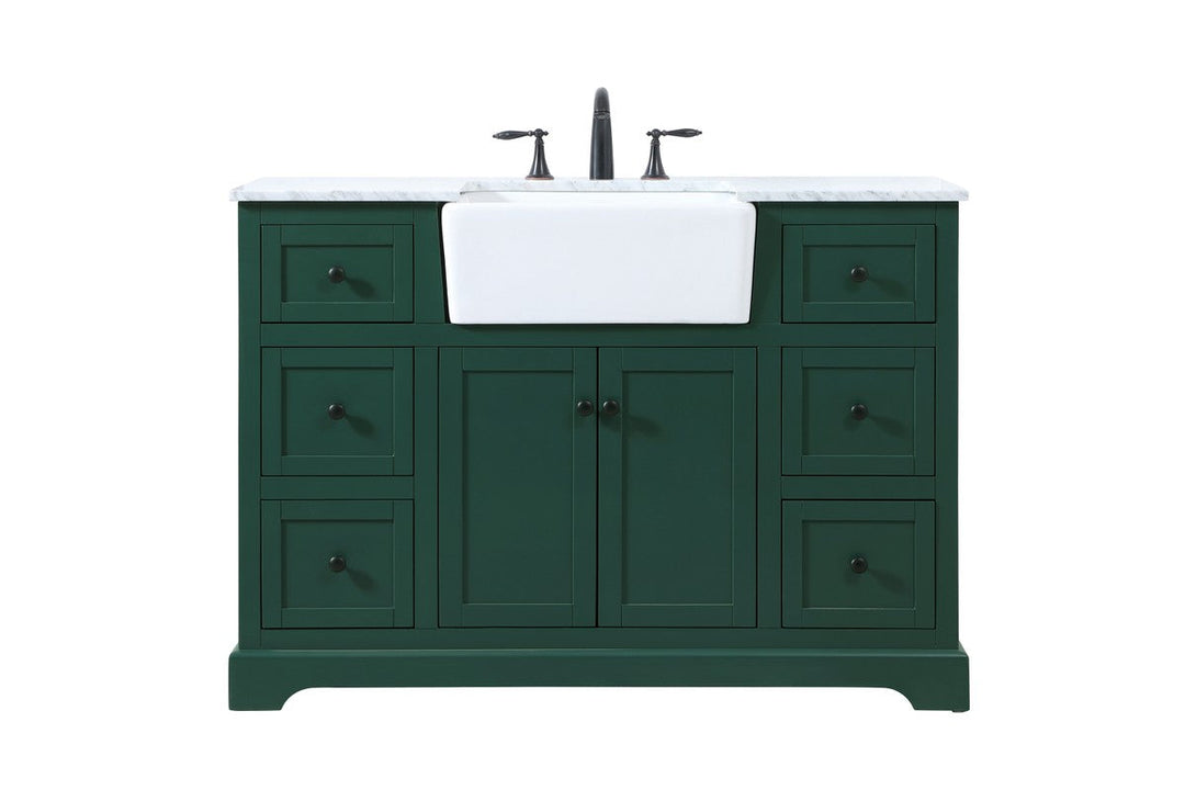 Elegant Lighting VF60248GN  Franklin Plumbing Green