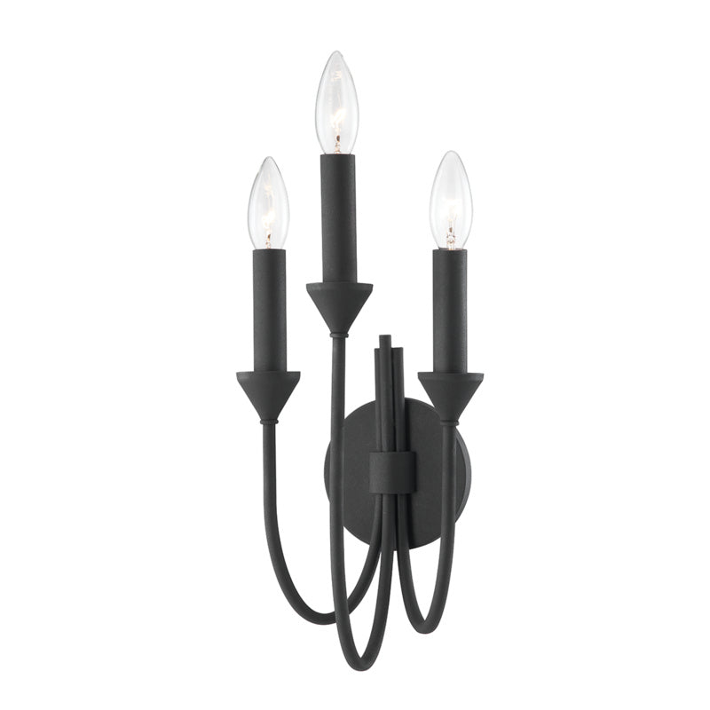 Troy Cate B1003-FOR Wall Sconce Light - Forged Iron