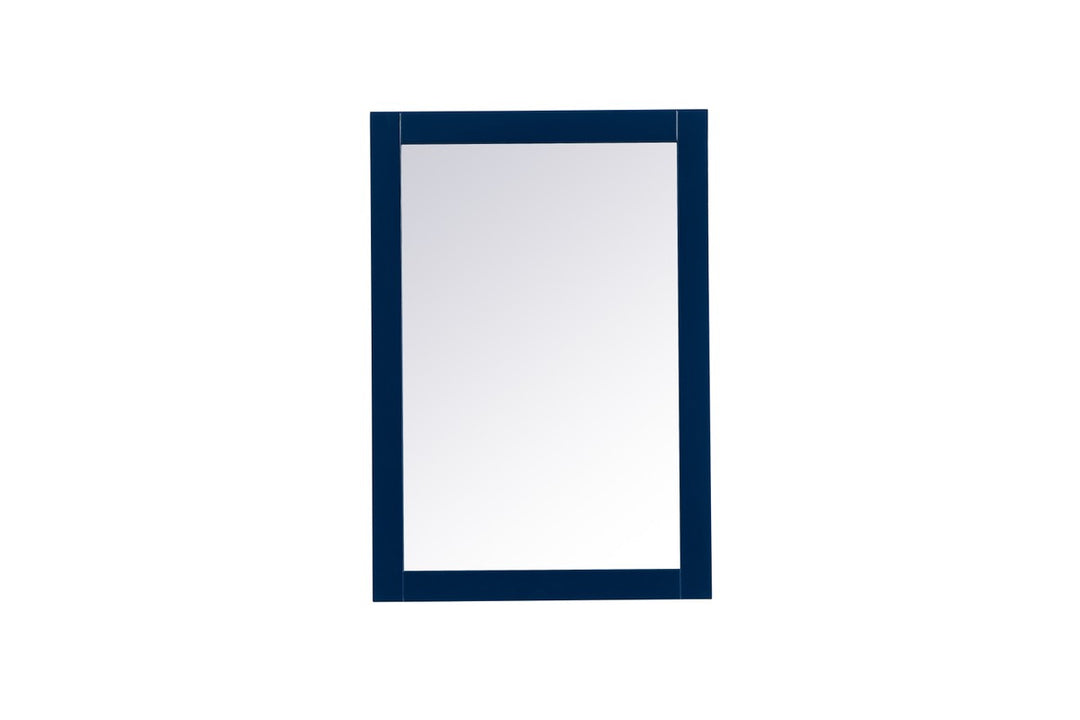 Elegant Lighting VM22232BL  Cole Mirror Blue