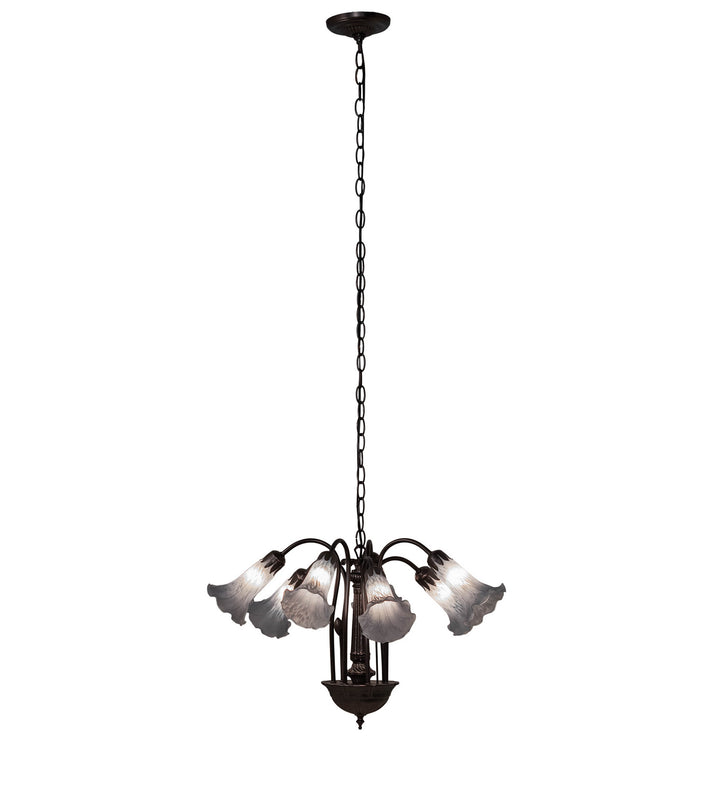 Meyda Tiffany Tiffany Pond Lily 236535 Chandelier Light - Mahogany Bronze