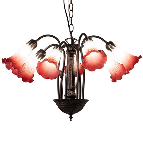 Meyda Tiffany Tiffany Pond Lily 236536 Chandelier Light - Mahogany Bronze