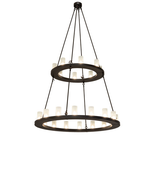 Meyda Tiffany Loxley 237115 Chandelier Light - Oil Rubbed Bronze