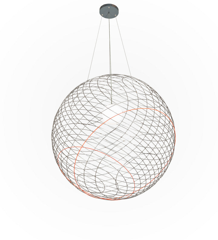 Meyda Tiffany Geosphere 238114 Pendant Light - Stainless Steel