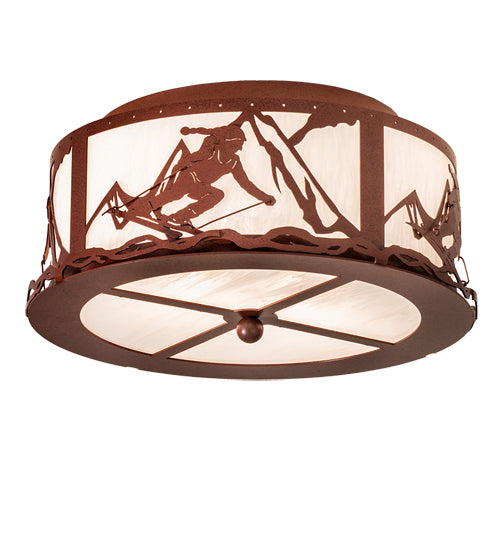 Meyda Tiffany Alpine 238687 Ceiling Light - Rust