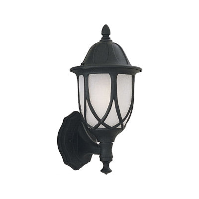 Designers Fountain 2867-BK Capella One Light Wall Lantern Outdoor Black