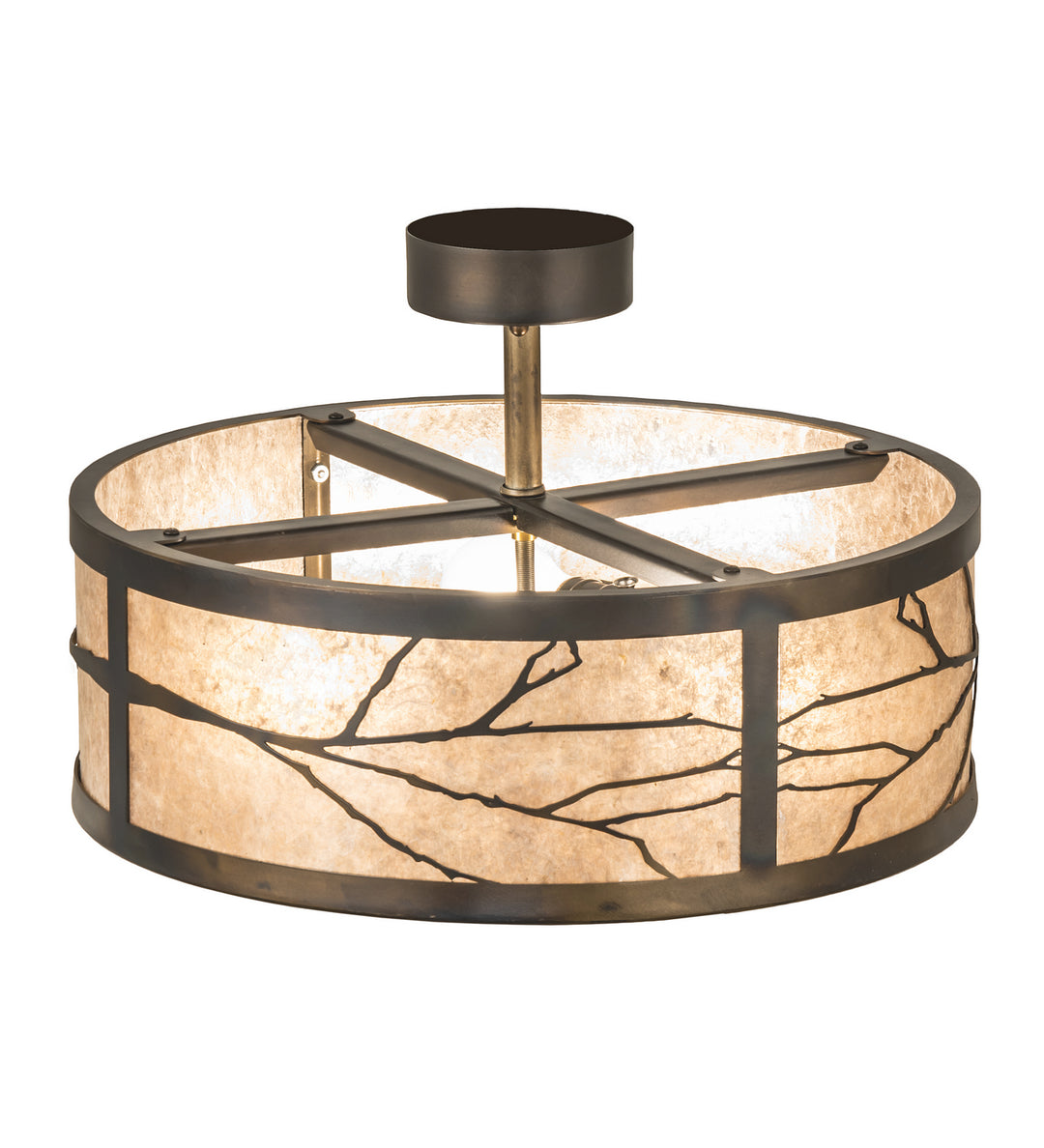 Meyda Tiffany Branches 238789 Ceiling Light - Antique Copper