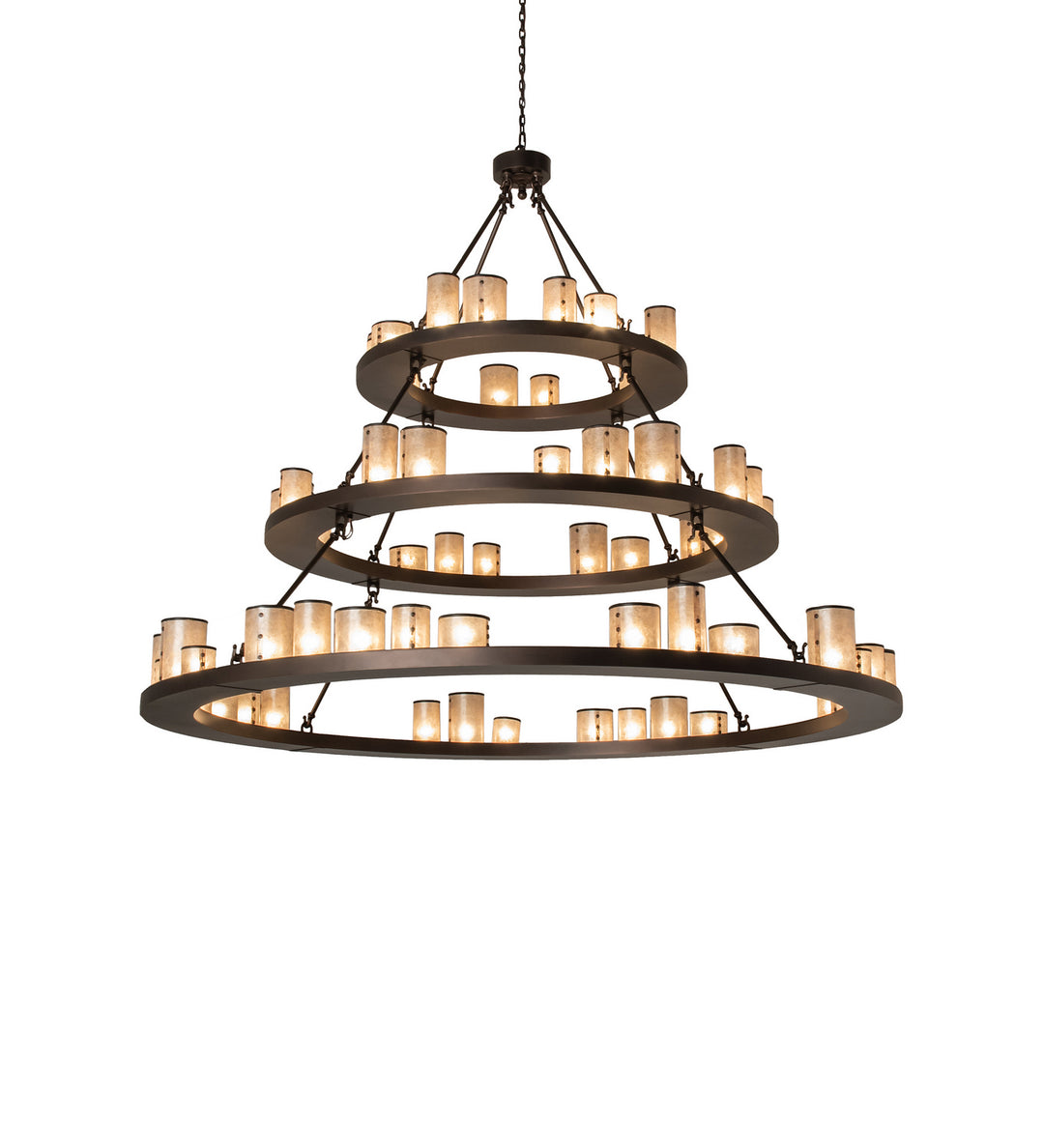 Meyda Tiffany Loxley 238892 Chandelier Light - Mahogany Bronze