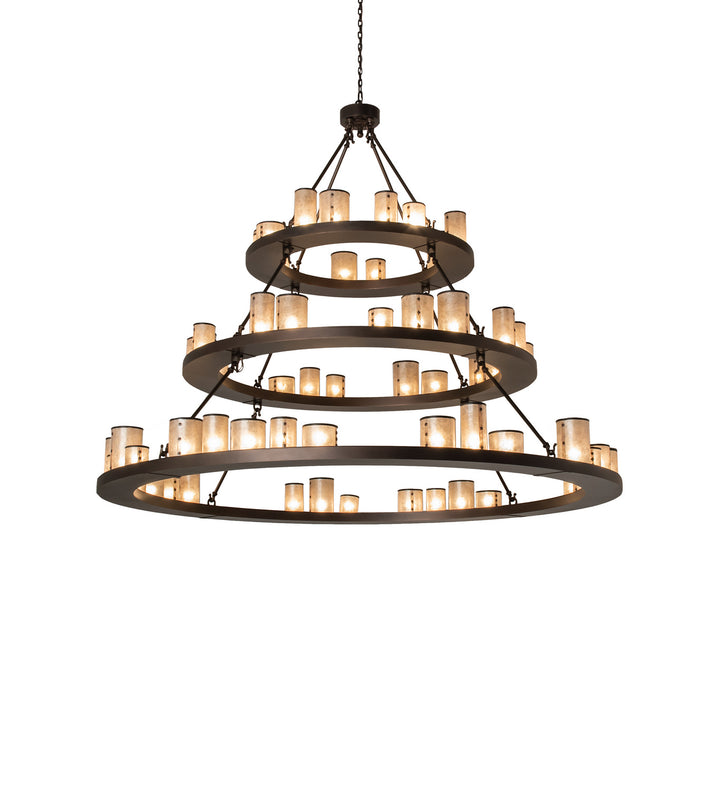 Meyda Tiffany Loxley 238892 Chandelier Light - Mahogany Bronze