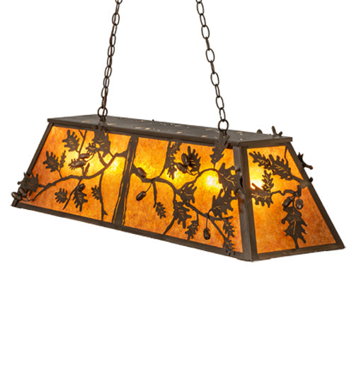 Meyda Tiffany Oak Leaf & Acorn 238913 Pendant Light - Antique Copper