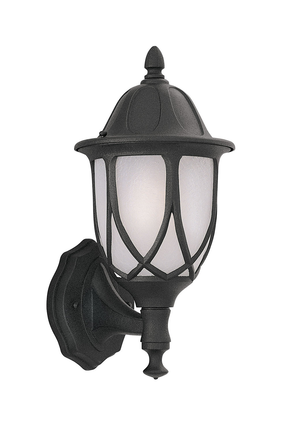 Designers Fountain 2868-BK Capella One Light Wall Lantern Outdoor Black