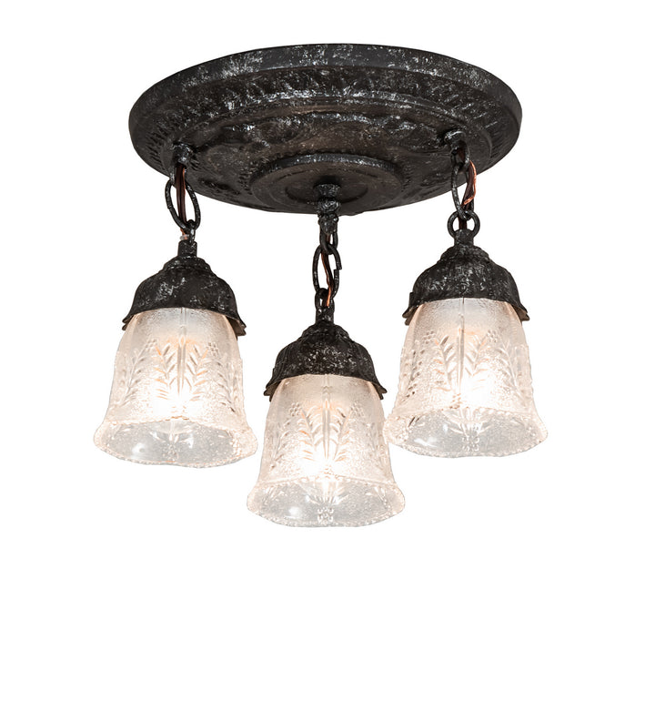 Meyda Tiffany Summer Wheat 239970 Ceiling Light - Pewter,Antique