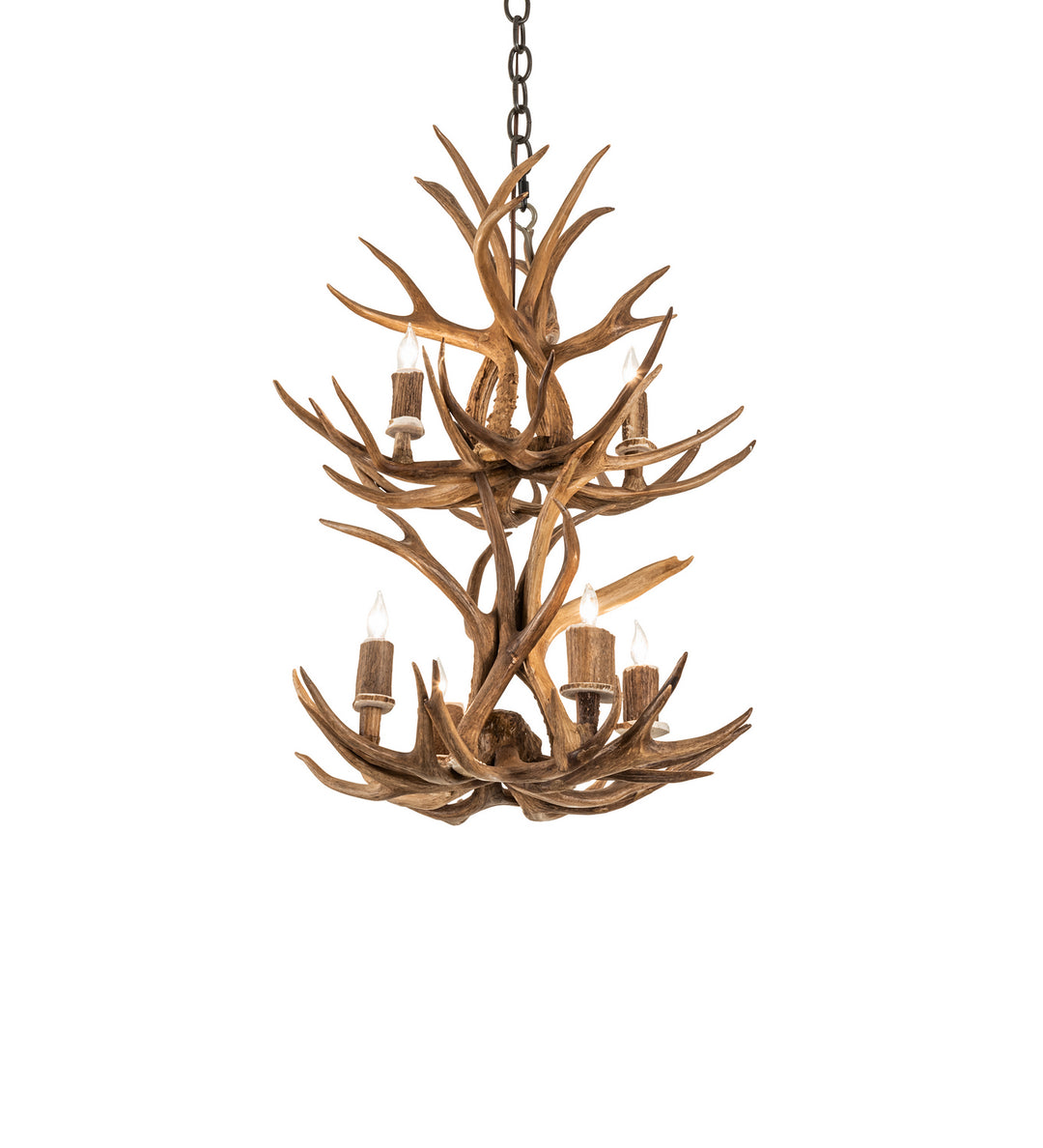 Meyda Tiffany Antlers 240289 Chandelier Light - Antique Copper