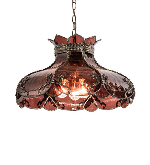 Meyda Tiffany Elizabeth 240481 Pendant Light - Craftsman Brown