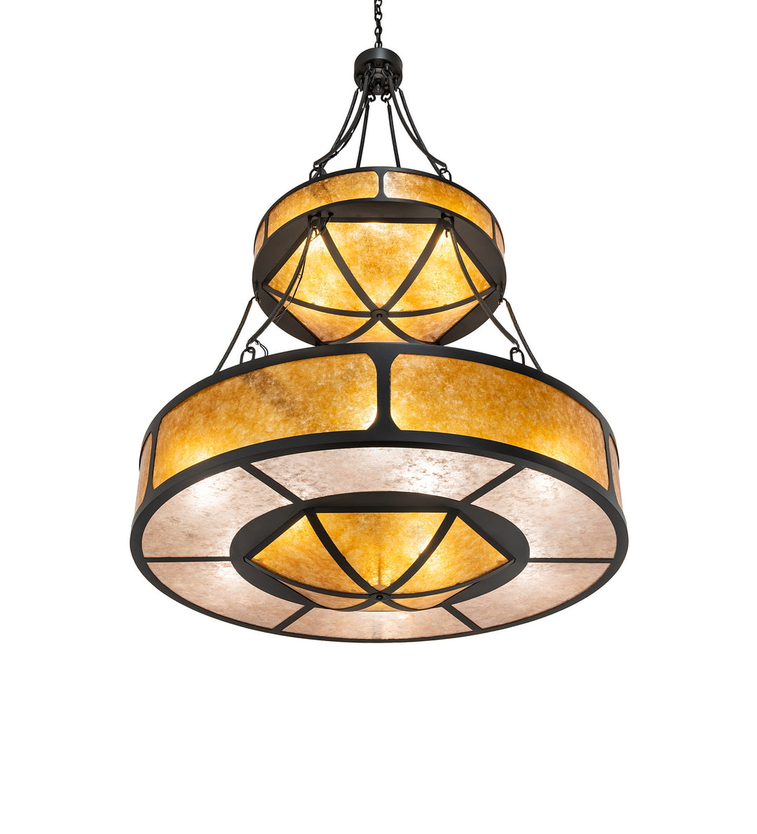 Meyda Tiffany Kleba 240509 Chandelier Light - Wrought Iron