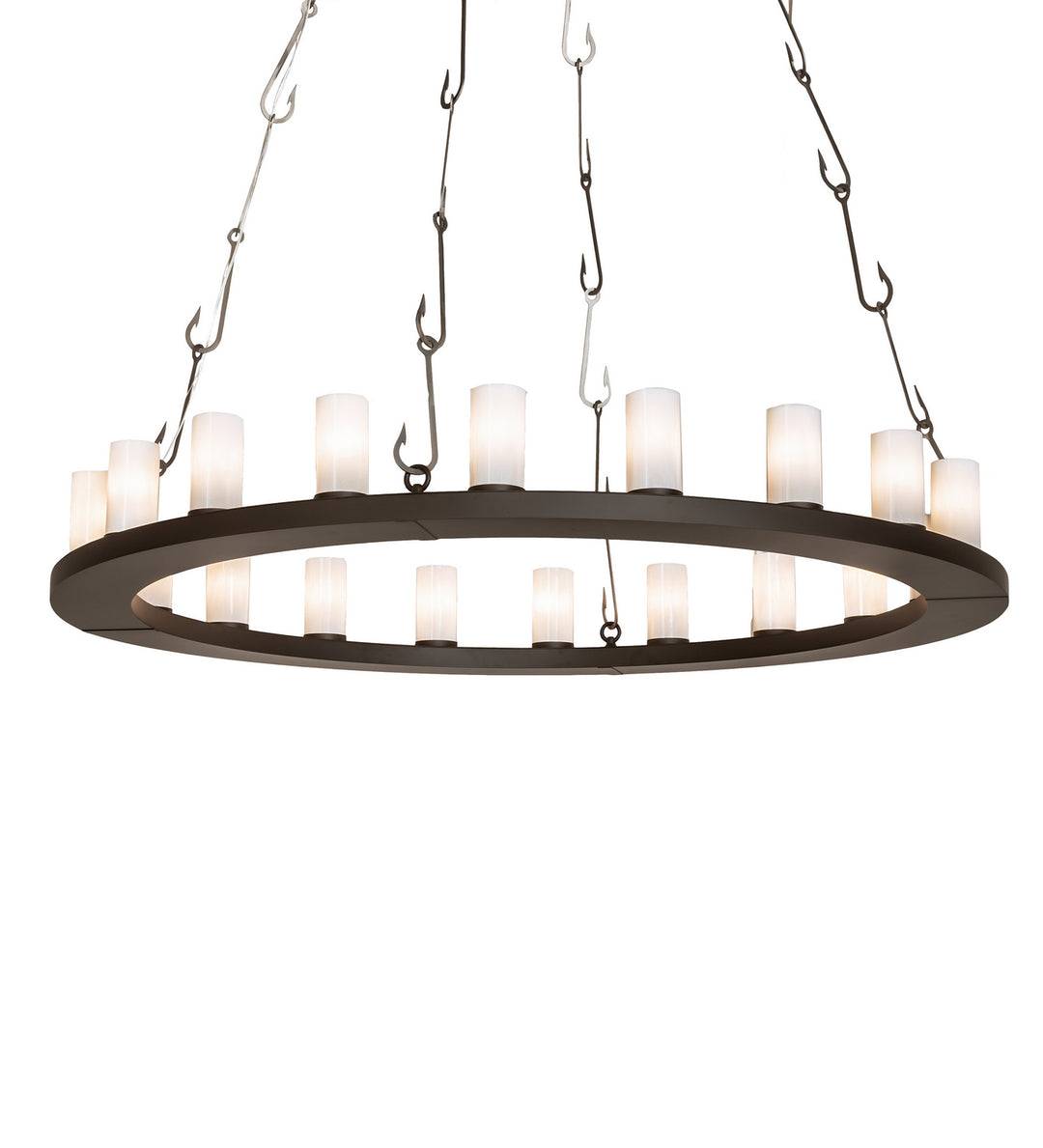 Meyda Tiffany Loxley 240760 Chandelier Light - Steel,Oil Rubbed Bronze