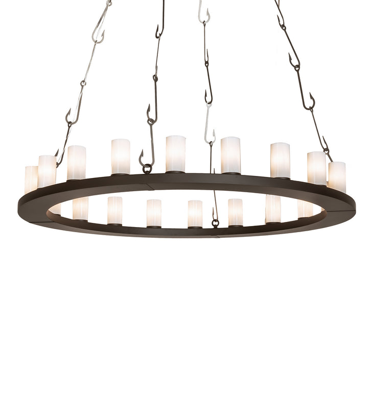 Meyda Tiffany Loxley 240760 Chandelier Light - Steel,Oil Rubbed Bronze