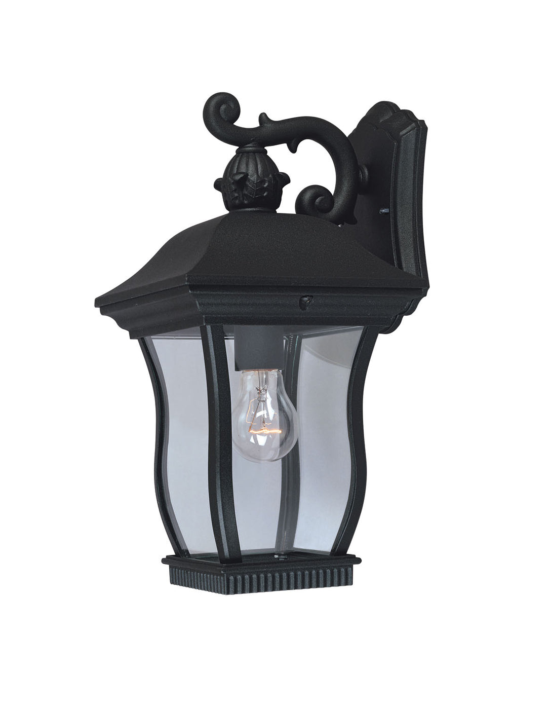 Designers Fountain 2701-BK Chelsea One Light Wall Lantern Outdoor Black