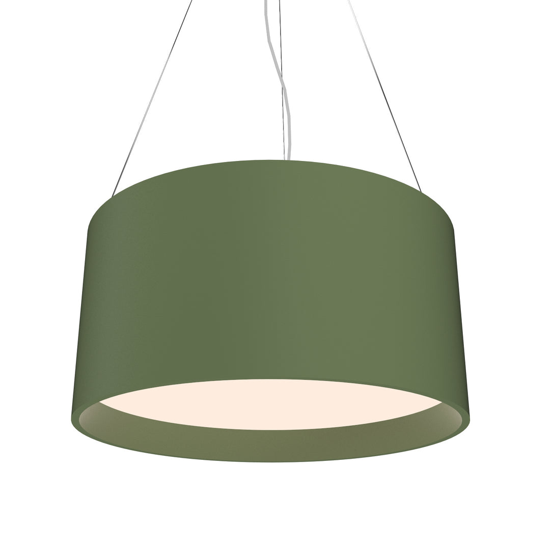 Accord Cylindrical 202.30 Pendant Light - Olive Green