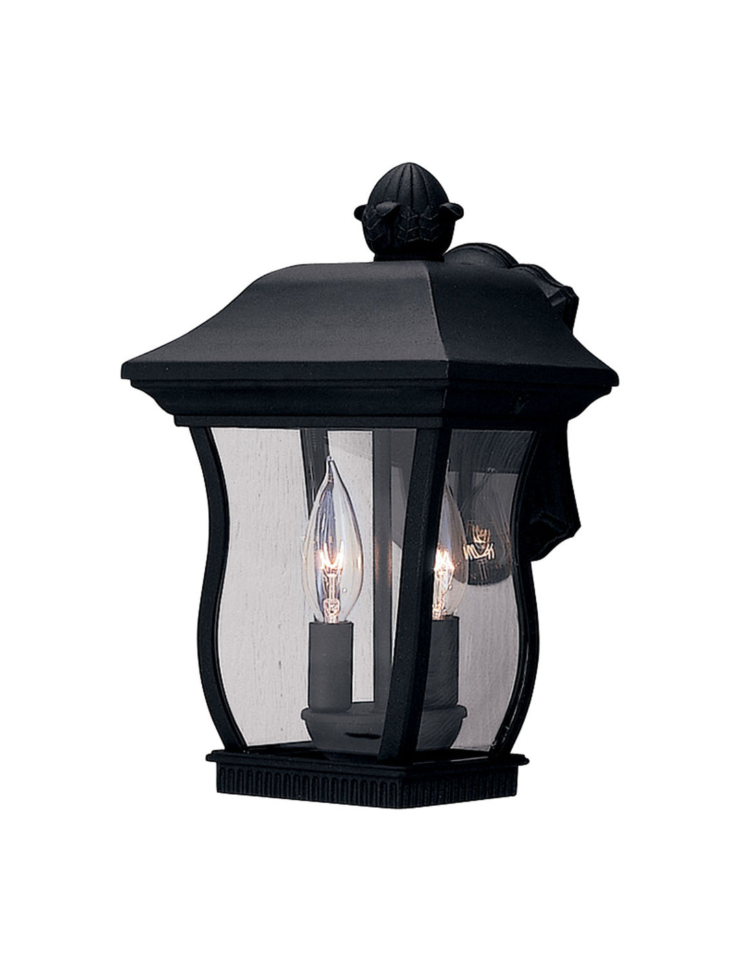 Designers Fountain 2712-BK Chelsea Two Light Wall Lantern Outdoor Black