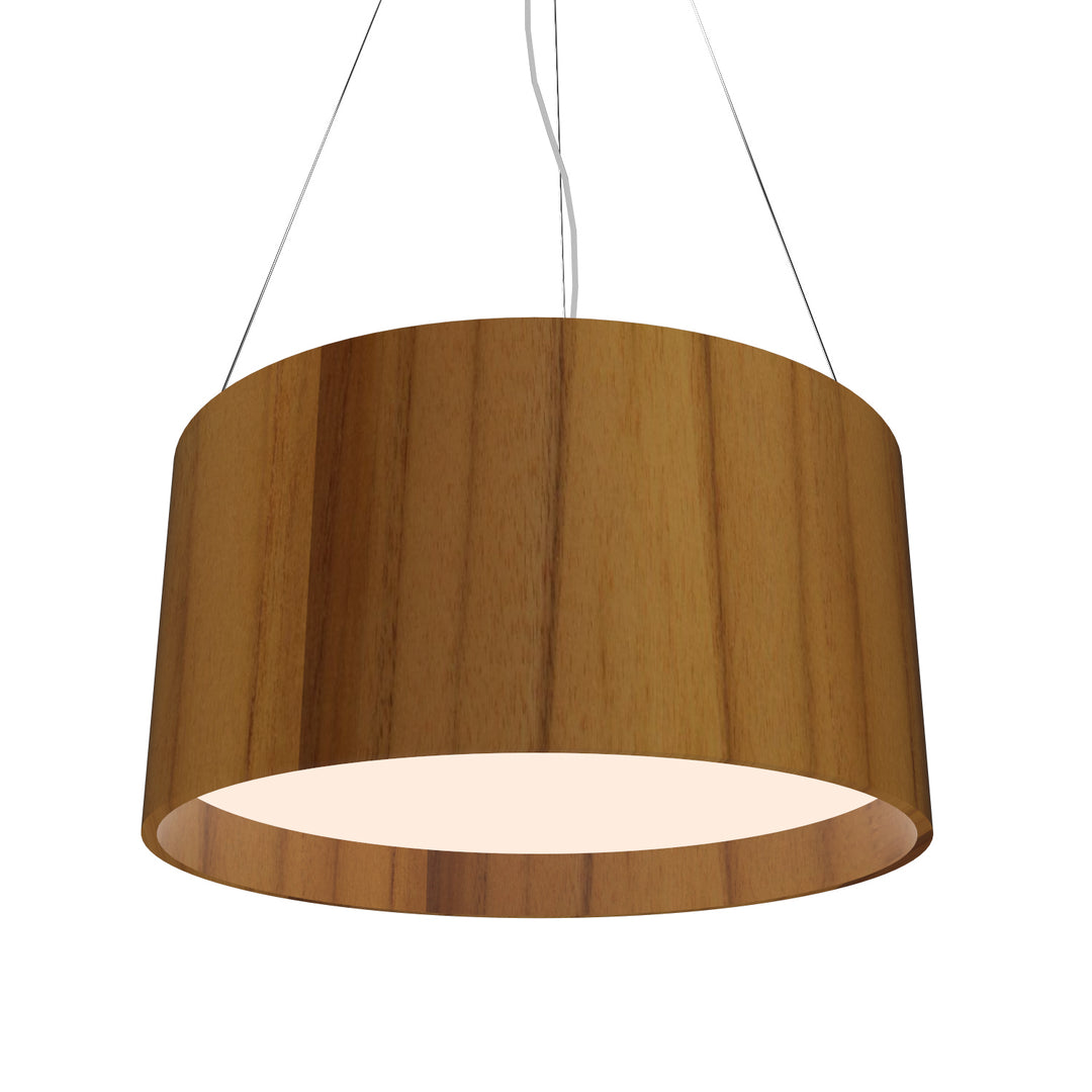 Accord Cylindrical 214.12 Pendant Light - Teak